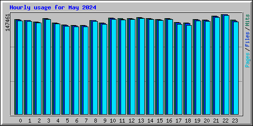 Hourly usage for May 2024