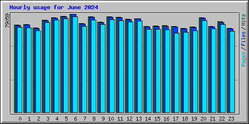 Hourly usage for June 2024